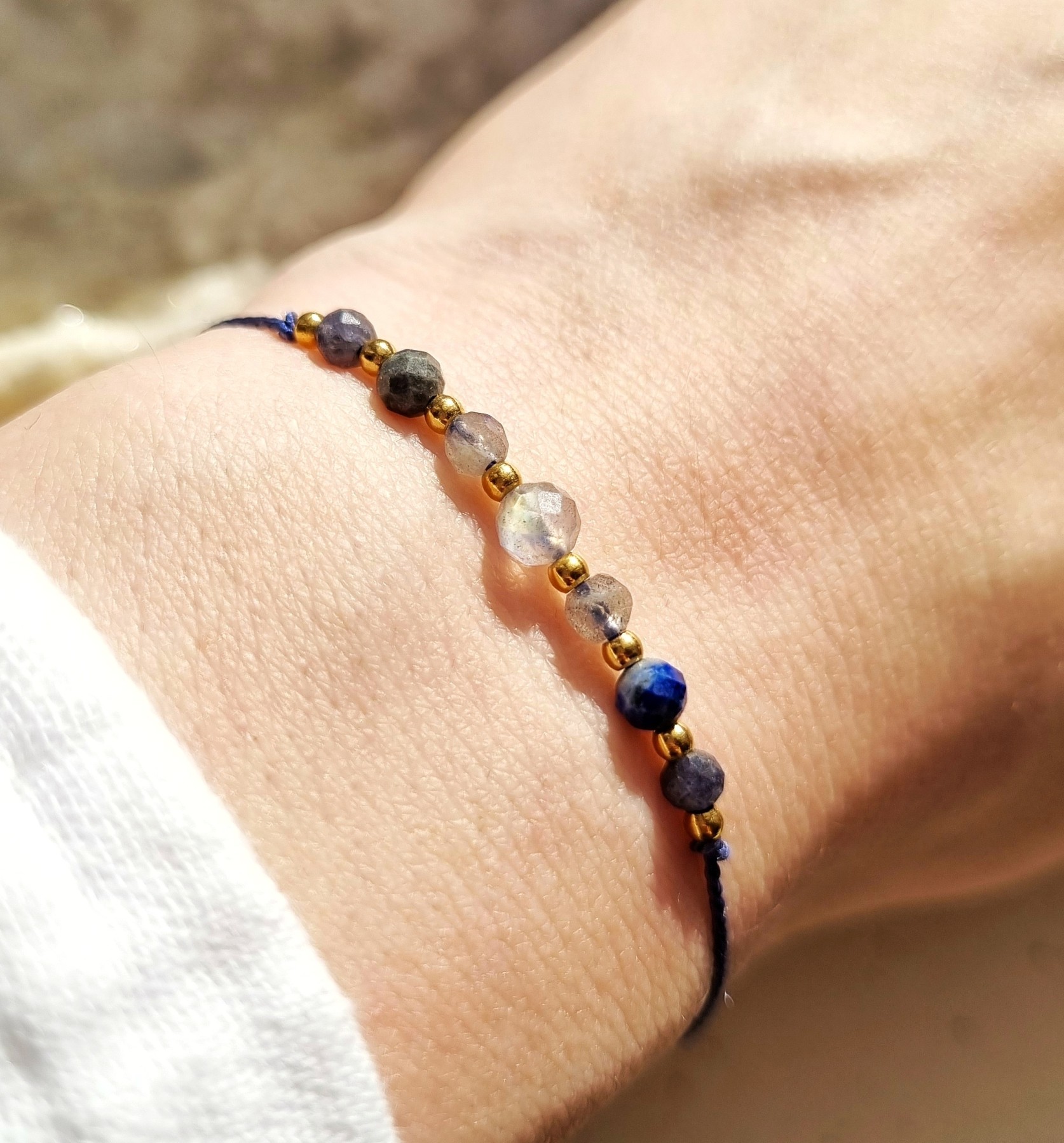 BRANSOLETKA z kamieni naturalnych dla Wagi