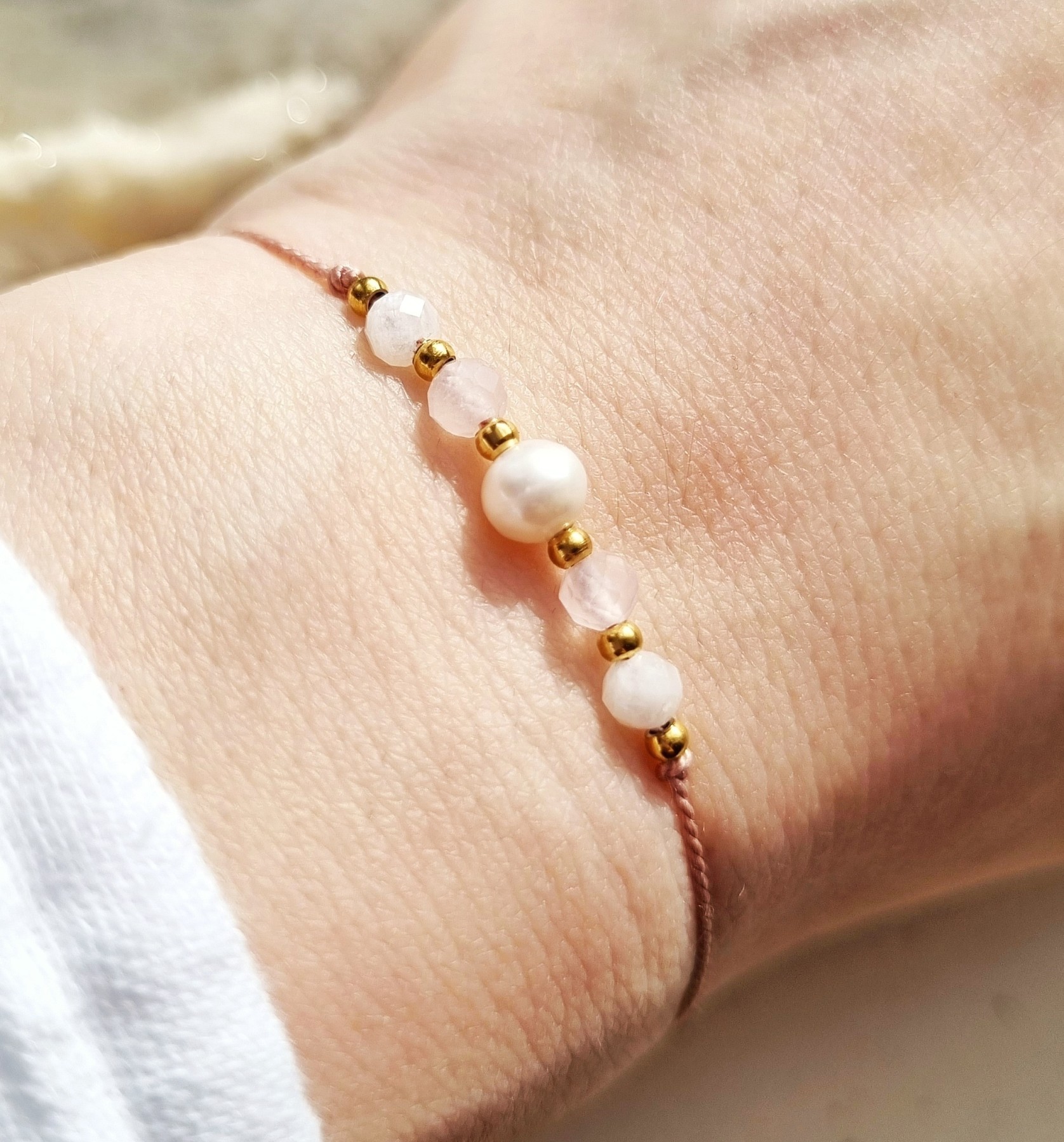 Bransoletka z kamieni naturalnych dla Raka