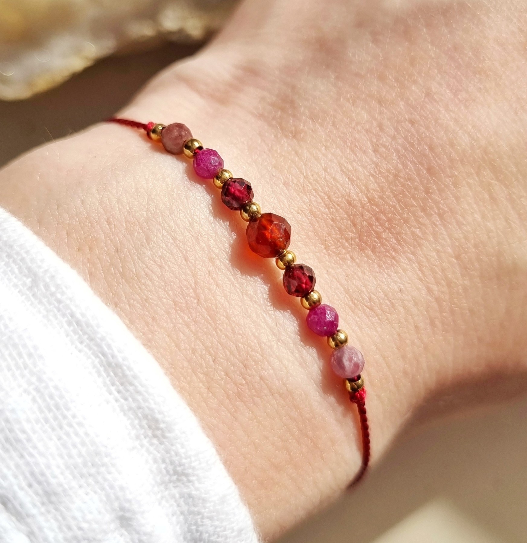 Bransoletka z kamieni naturalnych dla Skorpiona