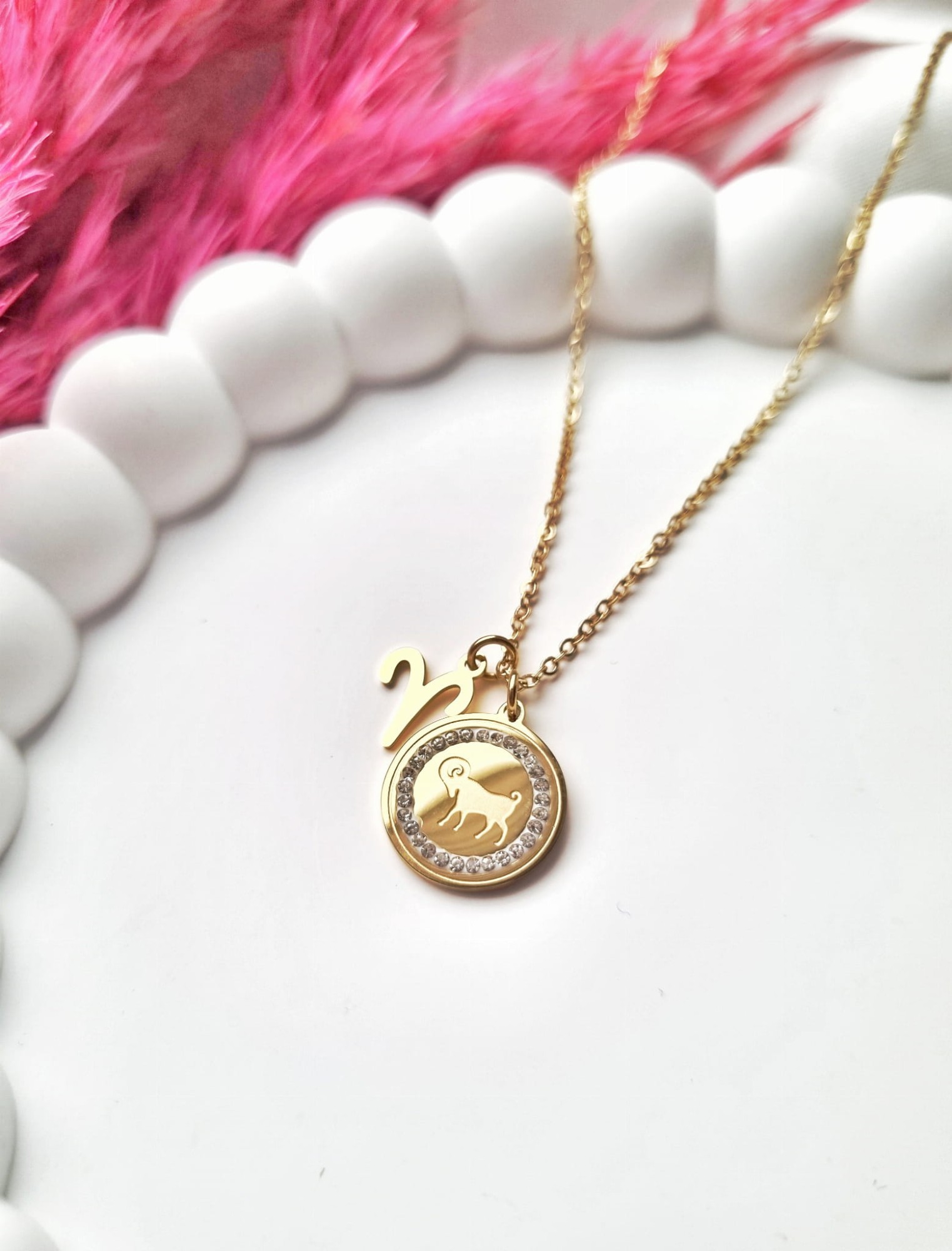 naszyjnik zodiakalny baran stal chirurgiczna